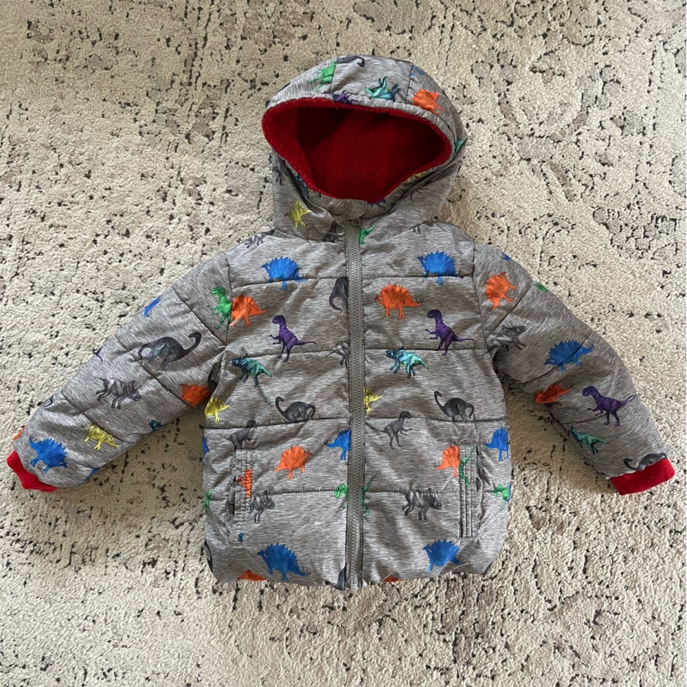 Toddler Boys Puffer Coat - Size 3T